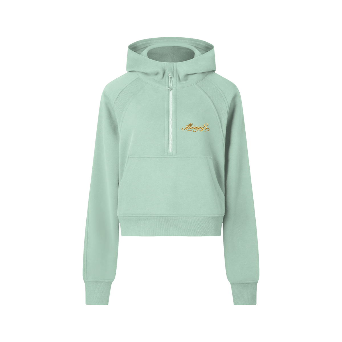 Illumyn8 Women's Cropped Half-Zip Hoodie