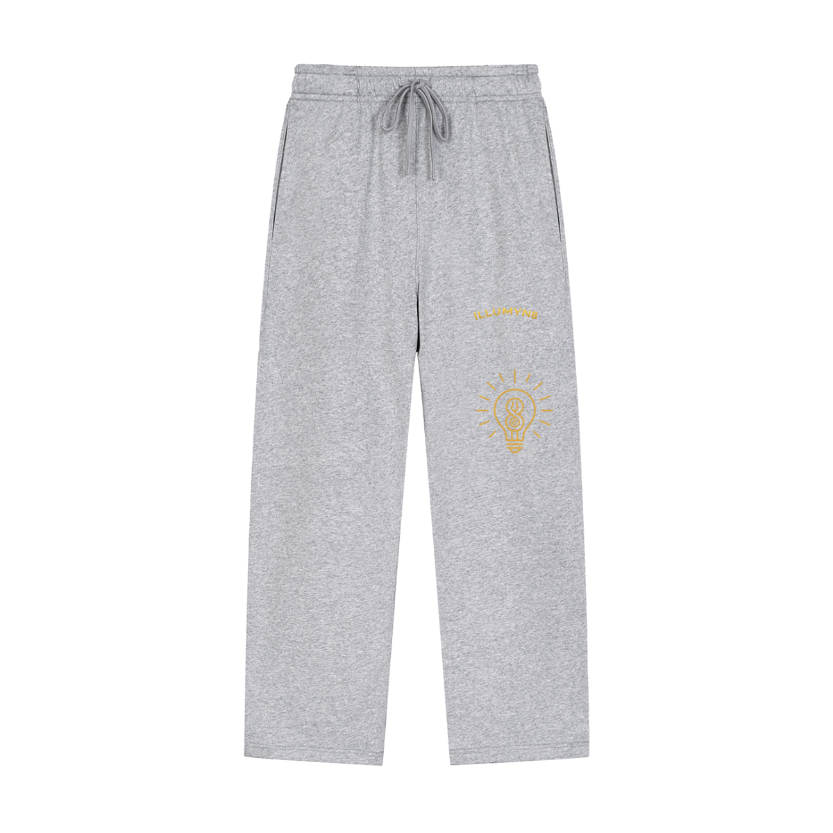 Illumyn8 Solid Color Straight-Leg Sweatpants