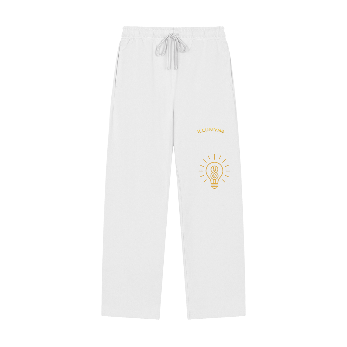 Illumyn8 Solid Color Straight-Leg Sweatpants