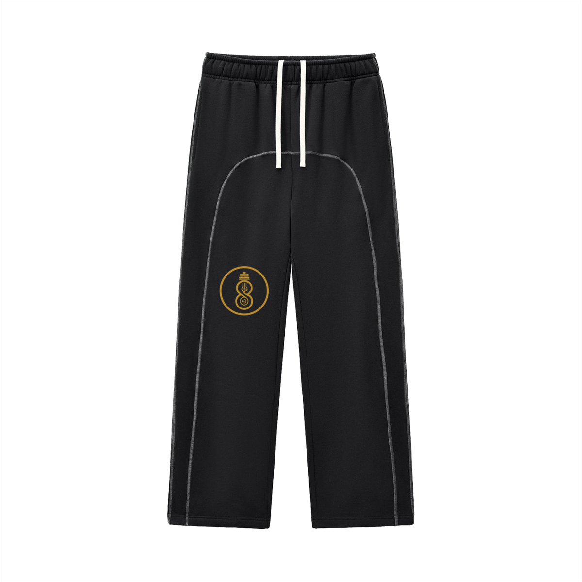 Illumyn8 Contrast-Stitched Fleece Sweatpants