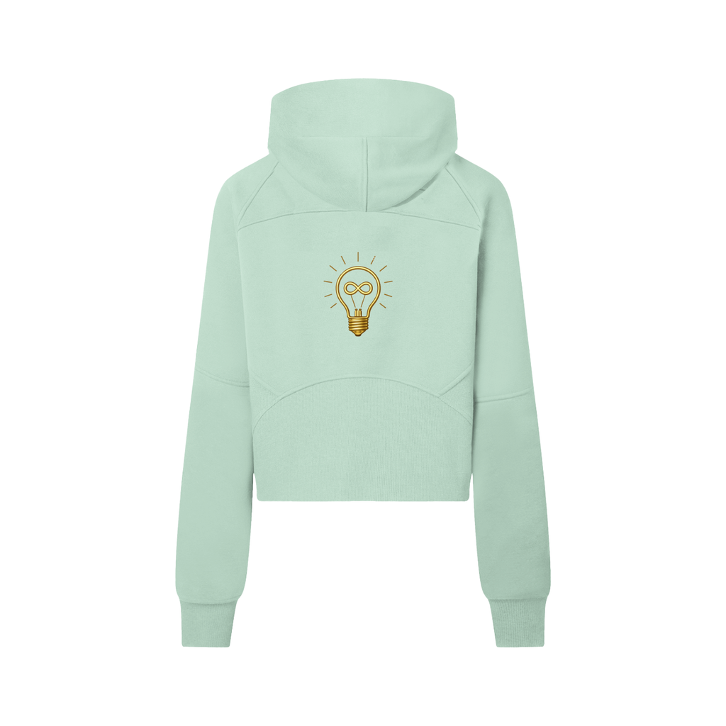 Illumyn8 Women's Cropped Half-Zip Hoodie