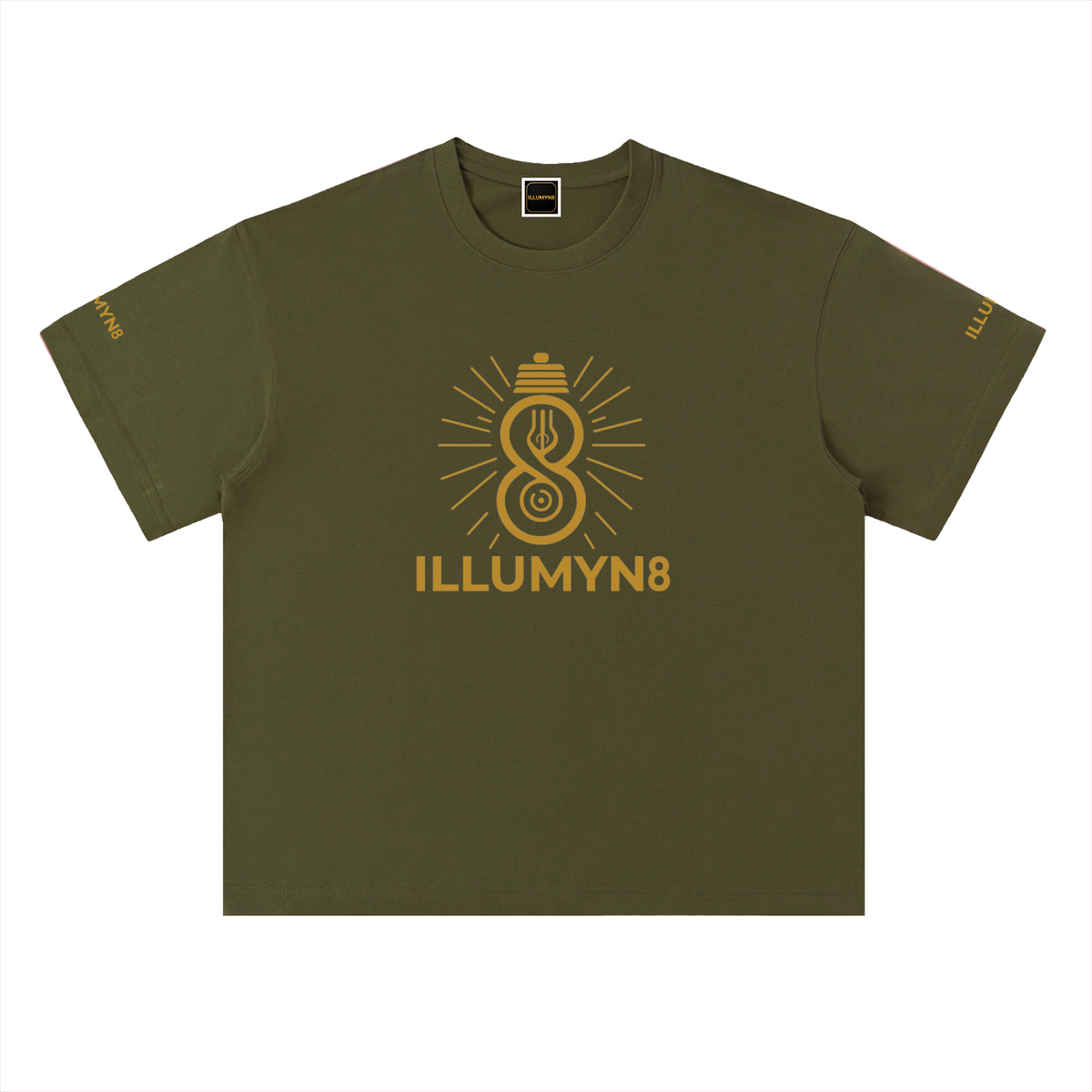 Illumyn8 Unisex Heavyweight Drop Shoulder T-Shirt