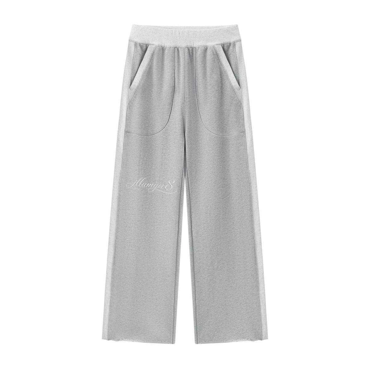 Illumyn8 Color Block Raw Hem Sweatpants — Infinite Light Edition