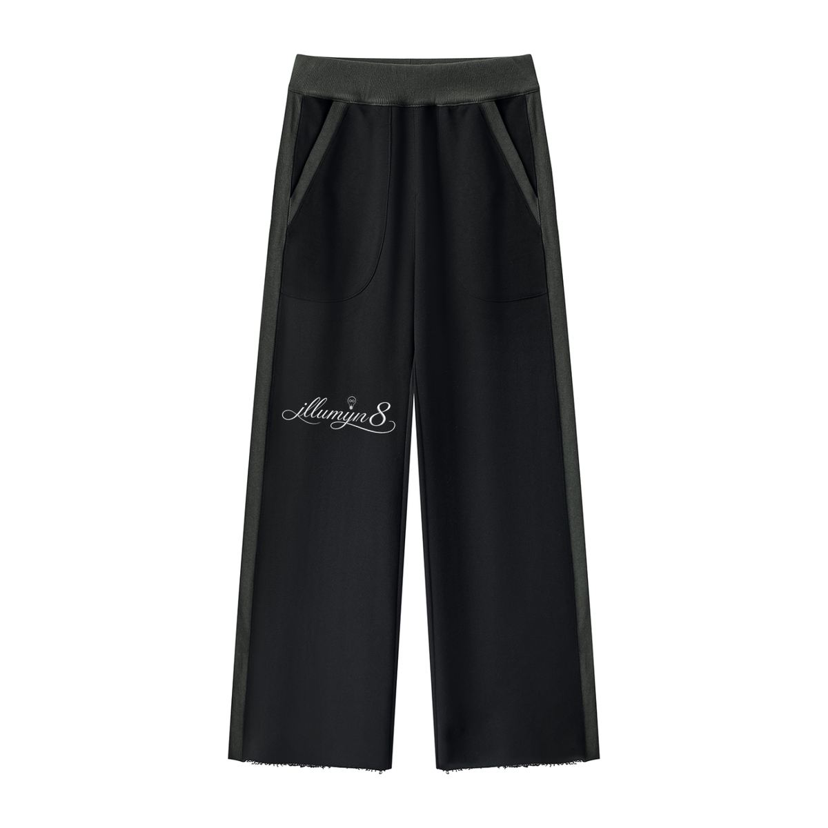 Illumyn8 Color Block Raw Hem Sweatpants — Infinite Light Edition