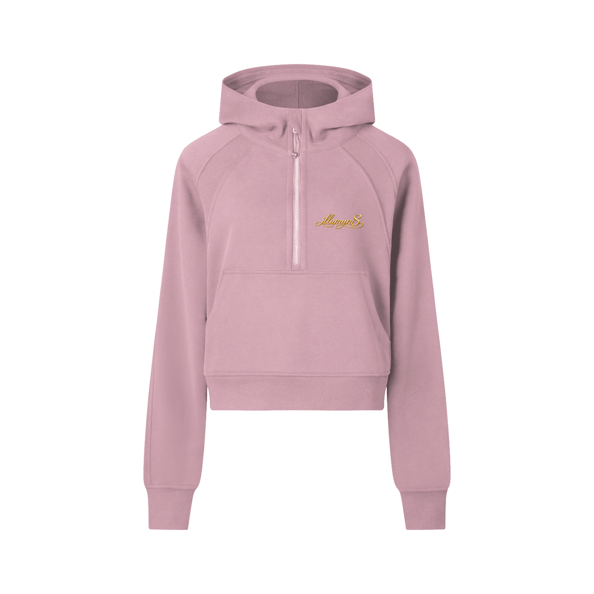 Illumyn8 Women's Cropped Half-Zip Hoodie