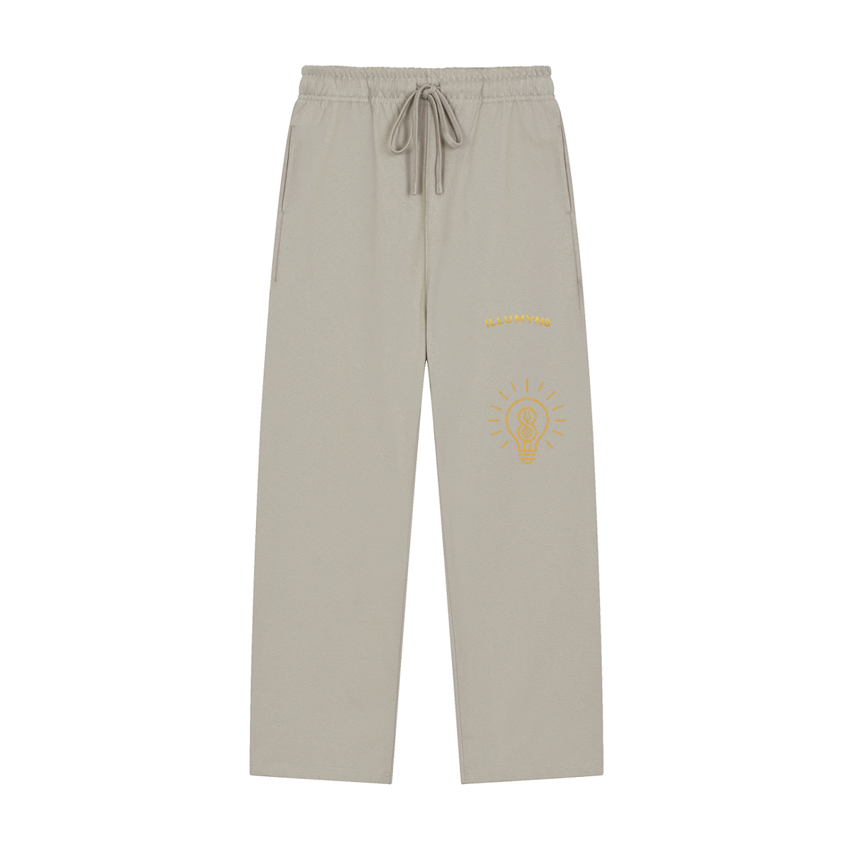 Illumyn8 Solid Color Straight-Leg Sweatpants