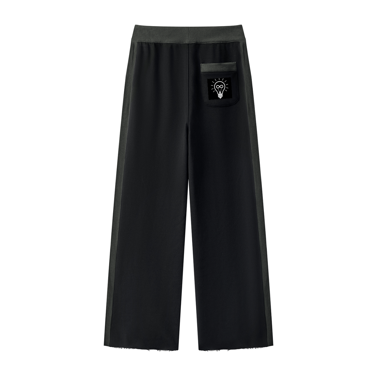 Illumyn8 Color Block Raw Hem Sweatpants — Infinite Light Edition
