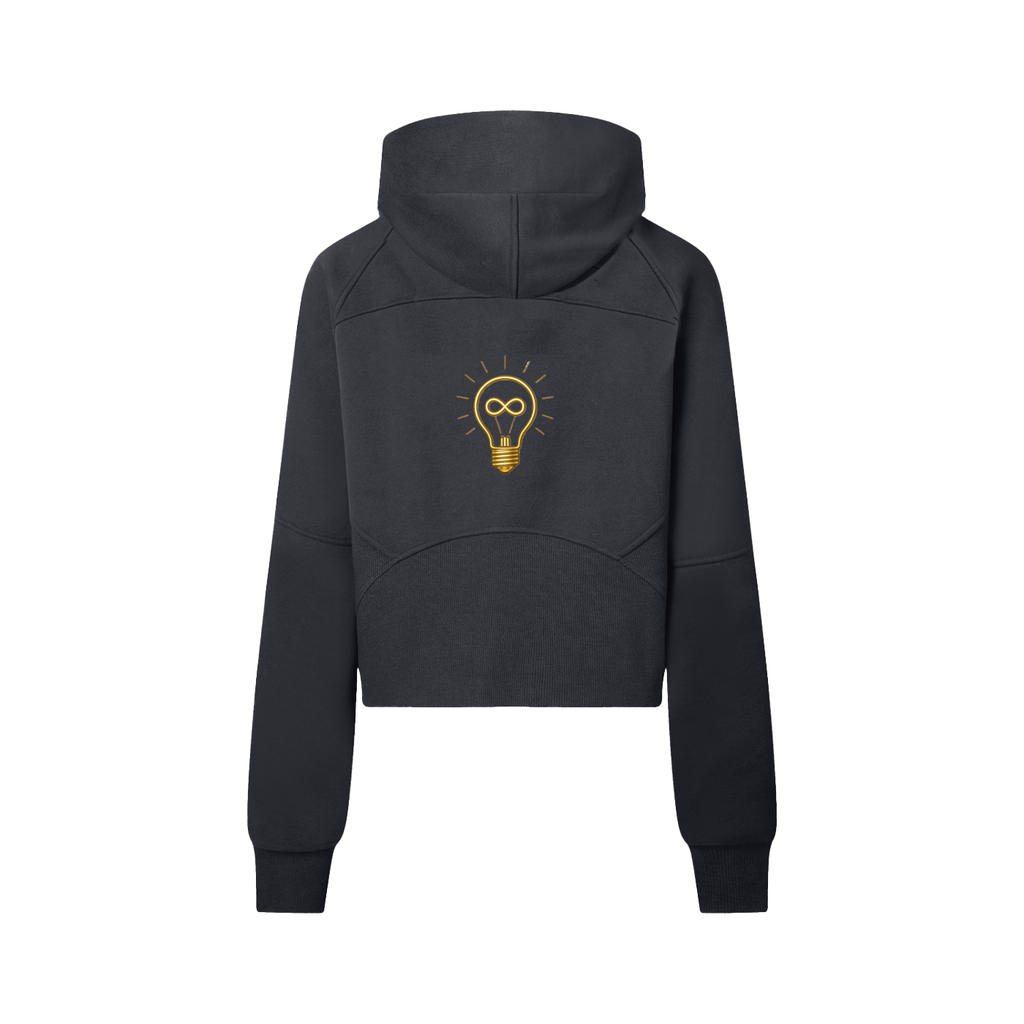 Illumyn8 Women's Cropped Half-Zip Hoodie