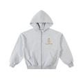 Illumyn8 Contrast-Stitched Boxy Fleece Zip Hoodie
